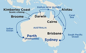 map of cruise