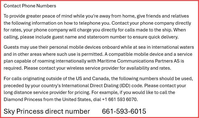 contact info